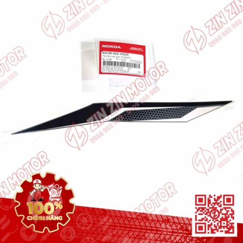 Alternative view of Tem Ốp Nắp Trước Trái, Tem Mặt Nạ AB 2019, Air Blade 2019 Bạc Đen Trắng Phiên Bản Tiêu Chuẩn 86648K66VN0ZC Chính Hãng Honda