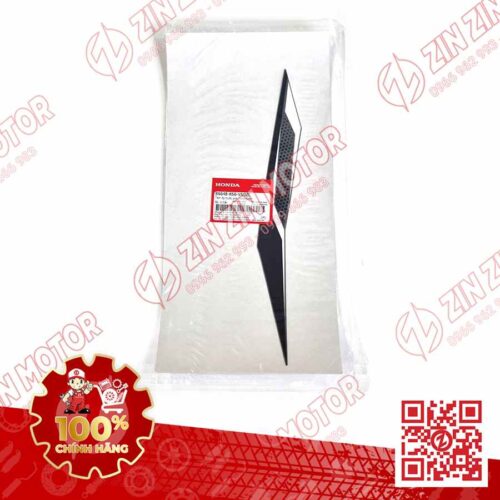 Tem Ốp Nắp Trước Trái, Tem Mặt Nạ AB 2019, Air Blade 2019 Bạc Đen Trắng Phiên Bản Tiêu Chuẩn 86648K66VN0ZC Chính Hãng Honda