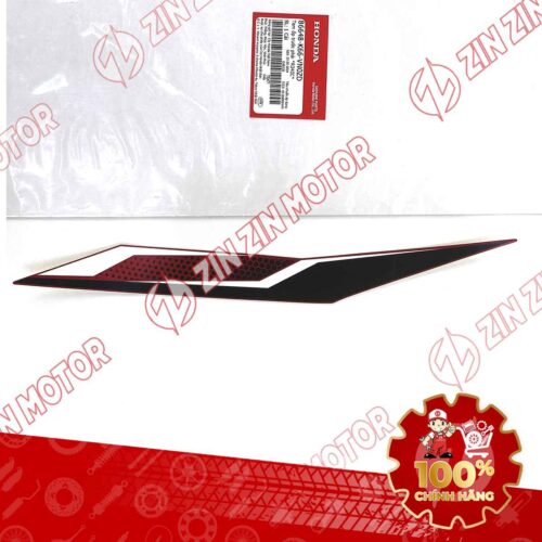 Tem Ốp Nắp Trước Trái, Tem Mặt Nạ AB 2019, Air Blade 2019 Đỏ Đen Phiên Bản Tiêu Chuẩn 86648K66VN0ZD Chính Hãng Honda