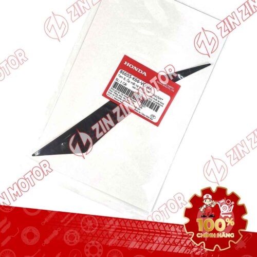 Alternative view of Tem Ốp Yếm Ổ Khóa Trái AB 2019, Air Blade 125 2018 Đen Nhám Phiên Bản Đen Mờ 86655K66VQ0ZA Chính Hãng Honda