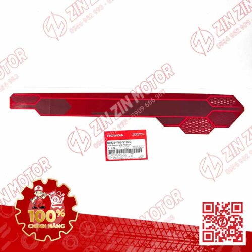 Tem Bụng Sau Phải, Tem Ốp Sườn AB 2016, Air Blade 125 2016 Đỏ Bạc Phiên Bản Cao Cấp 86831K66V10ZD Chính Hãng Honda