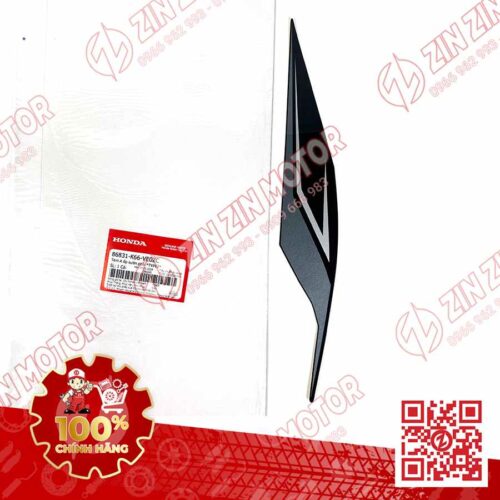 Alternative view of Tem Bụng Sau Phải Trên AB 2018, Air Blade 125 2018 Bạc Đen Phiên Bản Tiêu Chuẩn 86831K66VE0ZC Chính Hãng Honda