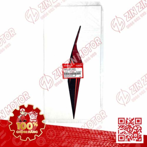 Alternative view of Tem Bụng Sau Phải Trên AB 2018, Air Blade 125 2018 Đỏ Đen Phiên Bản Tiêu Chuẩn 86831K66VE0ZD Chính Hãng Honda