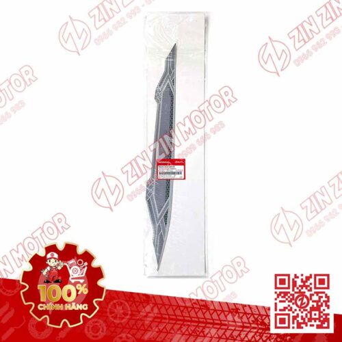 Alternative view of Tem Bụng Sau Phải, Tem Ốp Sườn AB 2018, Air Blade 125 2018 Xám Bạc Phiên Bản Cao Cấp 86831K66VF0ZB Chính Hãng Honda