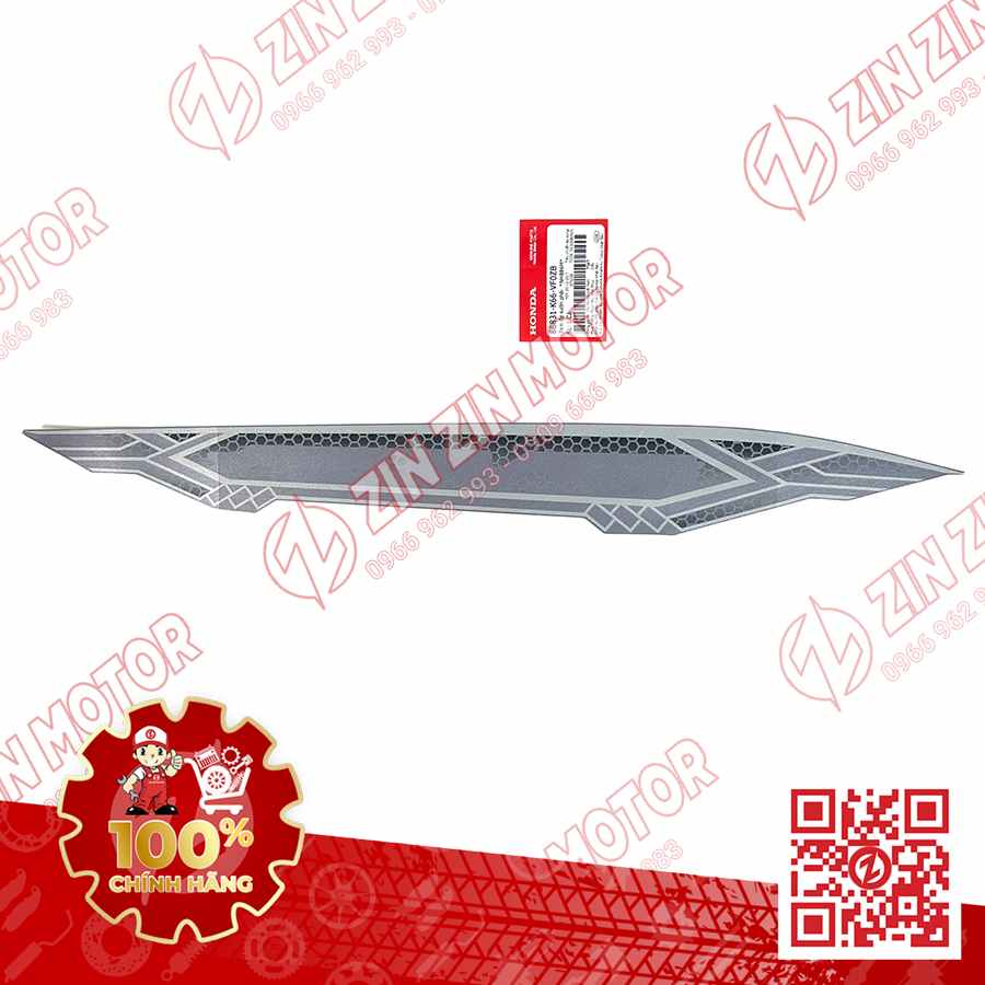 Tem Bụng Sau Phải, Tem Ốp Sườn AB 2018, Air Blade 125 2018 Xám Bạc Phiên Bản Cao Cấp 86831K66VF0ZB Chính Hãng Honda