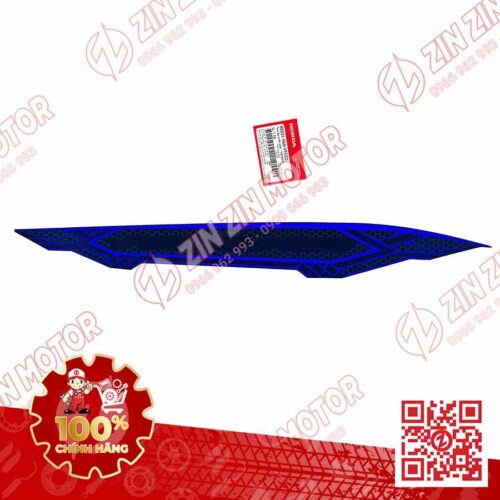 Tem Bụng Sau Phải, Tem Ốp Sườn AB 2018, Air Blade 125 2018 Xanh Bạc Phiên Bản Cao Cấp 86831K66VF0ZD Chính Hãng Honda