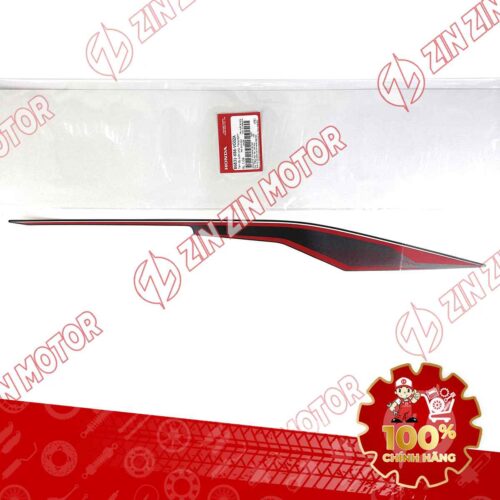 Tem Bụng Sau Phải, Tem Ốp Sườn AB 2018, Air Blade 125 2018 Đen Nhám Phiên Bản Kỷ Niệm 10 Năm 86831K66VG0ZA Chính Hãng Honda