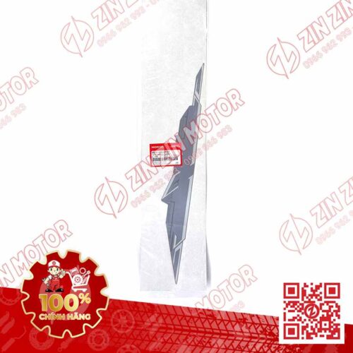 Alternative view of Tem Bụng Sau Phải, Tem Ốp Sườn AB 2019, Air Blade 125 2019 Bạc Đen 86832K66VP0ZA Phiên Bản Cao Cấp Chính Hãng Honda