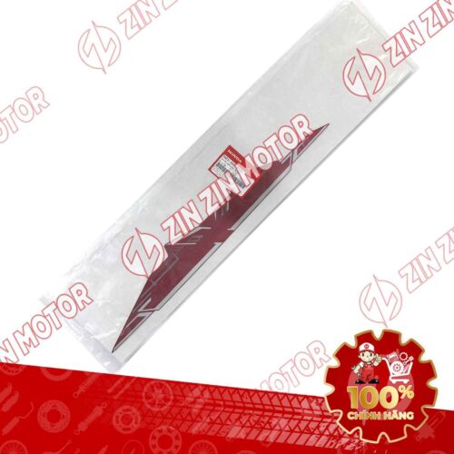 Alternative view of Tem Bụng Sau Trái, Tem Ốp Sườn AB 2019, Air Blade 125 2019 Đỏ Bạc Đen 86832K66VP0ZD Phiên Bản Cao Cấp Chính Hãng Honda