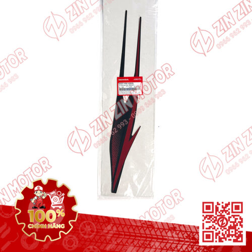 Alternative view of Tem Bụng Sau Phải, Tem Ốp Sườn AB 2019, Air Blade 125 2019 Đen Nhám Phiên Bản Đen Mờ 86831K66VQ0ZA Chính Hãng Honda