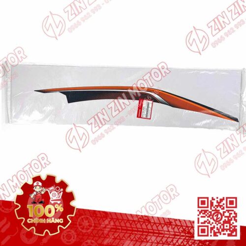 Alternative view of Tem Bụng Sau Trái Trên, Tem Ốp Sườn AB 2016, Air Blade 125 2016 Cam Đen Phiên Bản Thể Thao 86832K66V00ZA Chính Hãng Honda