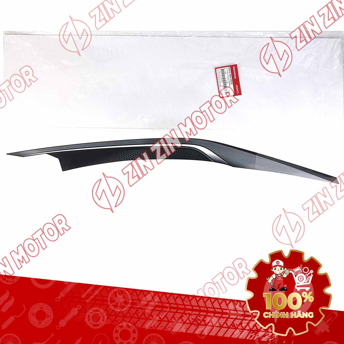 Tem Bụng Sau Trái Trên, Tem Ốp Sườn AB 2016, Air Blade 125 2016 Xám Đen Phiên Bản Thể Thao 86832K66V00ZC Chính Hãng Honda