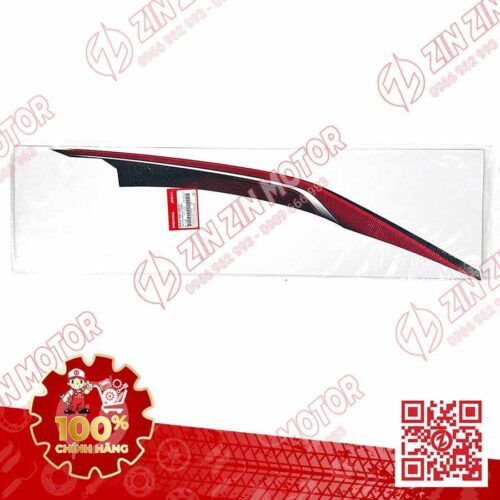 Alternative view of Tem Bụng Sau Trái Trên, Tem Ốp Sườn AB 2016, Air Blade 125 2016 Đỏ Đen Phiên Bản Thể Thao 86832K66V00ZD Chính Hãng Honda