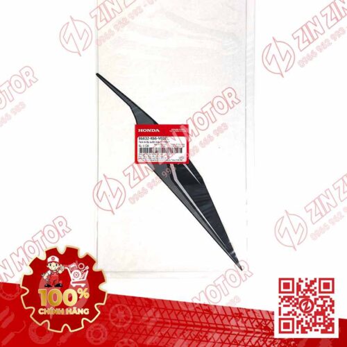 Alternative view of Tem Bụng Sau Trái Trên AB 2018, Air Blade 125 2018 Bạc Đen Phiên Bản Tiêu Chuẩn 86832K66VE0ZC Chính Hãng Honda