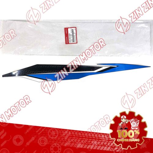 Tem Bụng Sau Trái, Tem Ốp Sườn AB 2019, Air Blade 125 2019 Xanh Đen Trắng Phiên Bản Tiêu Chuẩn 86832K66VN0ZA Chính Hãng Honda