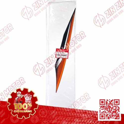 Alternative view of Tem Bụng Sau Phải Dưới, Tem Ốp Sườn AB 2016, Air Blade 125 2016 Cam Đen Phiên Bản Thể Thao 86833K66V00ZA Chính Hãng Honda