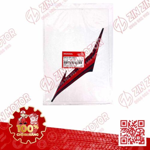 Alternative view of Tem Bụng Sau Trái Dưới, Tem Ốp Sườn AB 2017, Air Blade 125 Đen Nhám 2017 Phiên Bản Đen Mờ 86834K66V90ZA Chính Hãng Honda