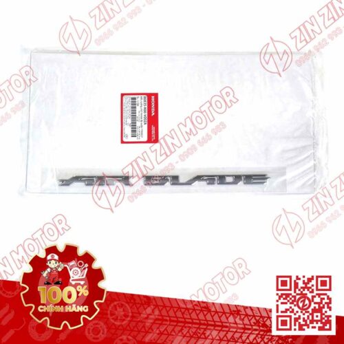 Alternative view of Tem Chữ AirBlade Nổi, Chữ Nổi Xe Air Blade 2016, AB 2017 2018 2019 Màu Bạc Chrome 86835K66V00ZA Chính Hãng Honda