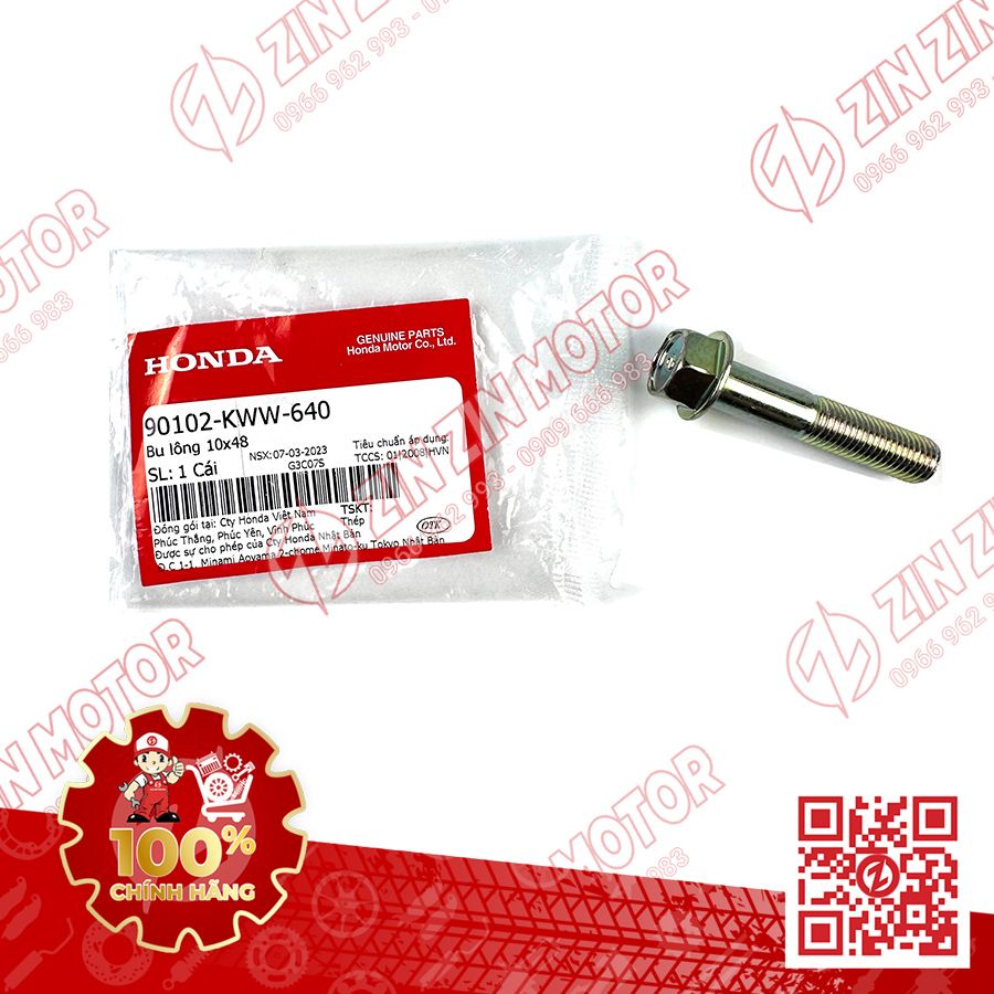 Ốc Cố Định Ghi Đông Winner V1 V2 V3, Winner X V4 2024 , WAVE RSX 2019 2020 2021 2022 2023 , WAVE ALPHA 2017 - 2023 2024 - 2025 Và Nhiều Dòng Xe Honda Khác, WAVE BLADE 110 , VISION 2026 90102KWW640 CHÍNH HÃNG