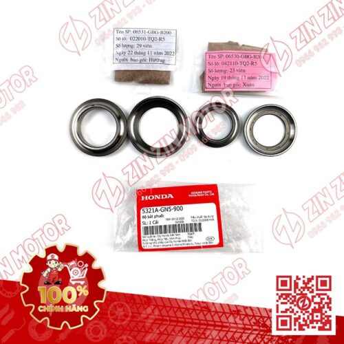 Bộ Chén Cổ Vario 2017 2018 Vario 125 K2V Winner Wave Dream , WAVE RSX 2019 2020 2021 2022 2023 , WAVE ALPHA 2017 - 2023 2024 - 2025 5321AGN5900 CHÍNH HÃNG