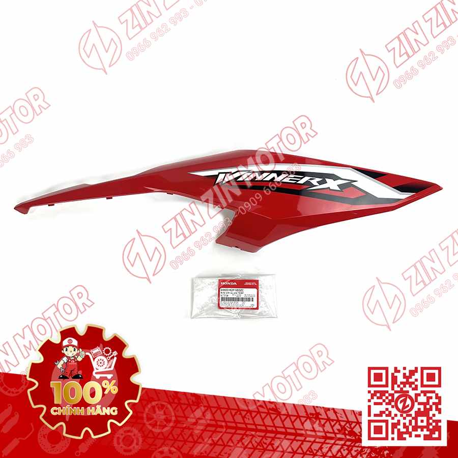 ỐP SƯỜN WINNER X V4 2024, BỤNG SAU WINNER X 2024 ĐỎ CÓ TEM PHẢI 64400K2PVE0ZC CHÍNH HÃNG