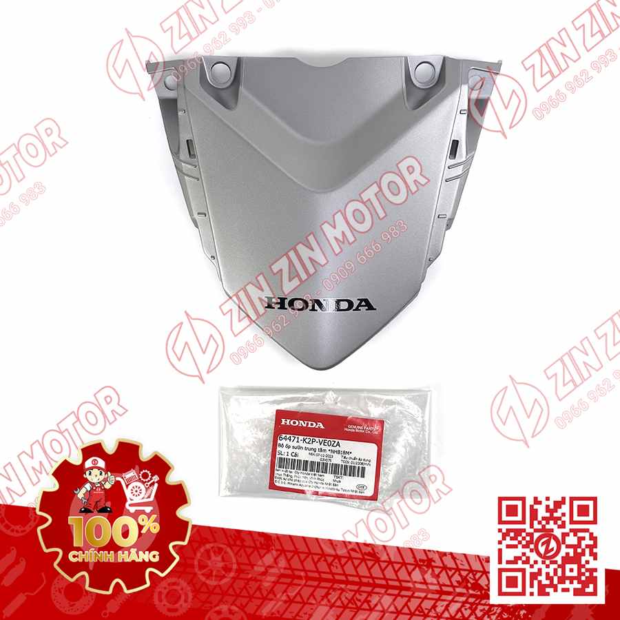 MU RÙA WINNER X V4 2024, ỐP ĐUÔI SAU WINNER X 2024 BẠC NHÁM 64471K2PVE0ZA CHÍNH HÃNG