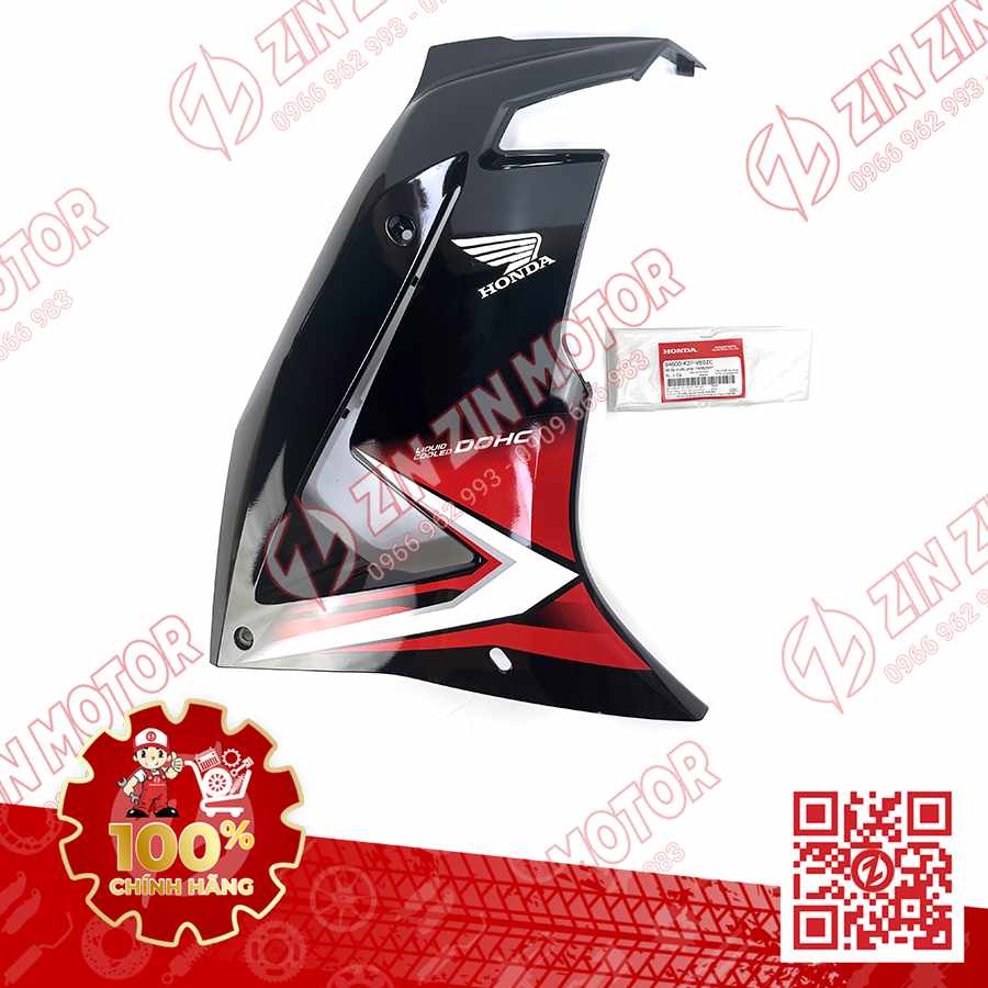 CÁNH YẾM WINNER X V4 2024, BỬNG XE WINNER X 2024 ĐEN CÓ TEMPHẢI 64600K2PVE0ZC GẮN CHO XE WINNER X 2024 ĐỎ ĐEN CHÍNH HÃNG