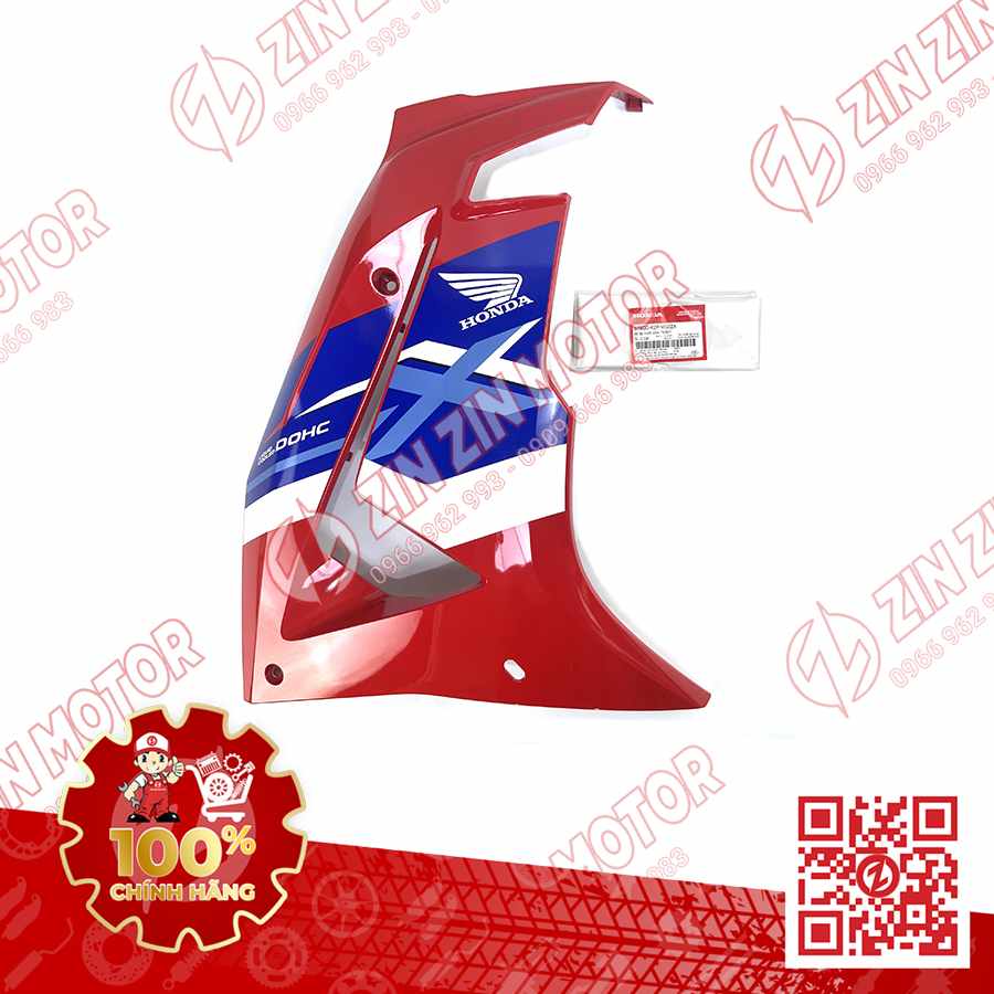 CÁNH YẾM WINNER X V4 2024, BỬNG XE WINNER X 2024 ĐỎ CÓ TEM PHẢI 64600K2PVG0ZA GẮN CHO XE WINNER X 2024 ĐỎ HRC CHÍNH HÃNG