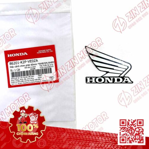 TEM HONDA CÁNH CHIM DÁN YẾM TRƯỚC WINNER X V4 2024 TYPE1 PHẢI 86201K2PVE0ZA