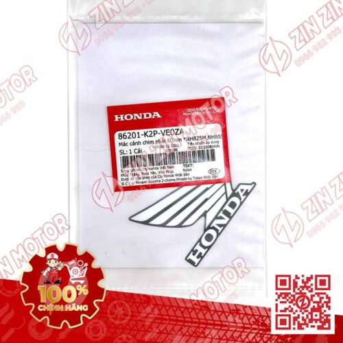 Alternative view of TEM HONDA CÁNH CHIM DÁN YẾM TRƯỚC WINNER X V4 2024 TYPE1 PHẢI 86201K2PVE0ZA