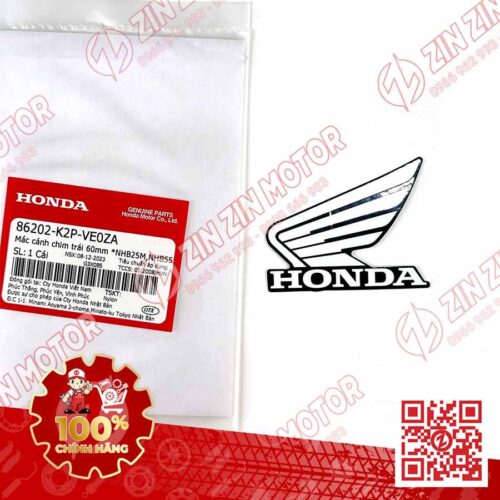 TEM HONDA CÁNH CHIM DÁN YẾM TRƯỚC WINNER X V4 2024 TYPE1 TRÁI 86202K2PVE0ZA