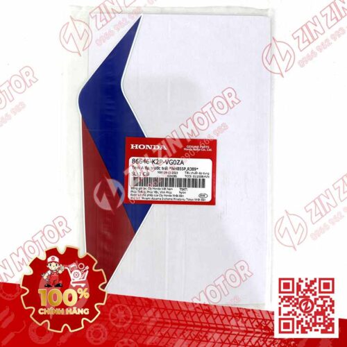 Alternative view of TEM MẶT NẠ TRƯỚC WINNER X V4 2024 MIẾNG TRÊN TRÁI 86646K2PVG0ZA XE ĐỎ HRC PHIÊN BẢN THỂ THAO