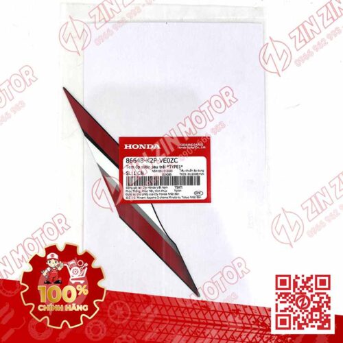 Alternative view of TEM LƯỜN GIỮA WINNER X V4 2024 TRÁI 86648K2PVE0ZC XE ĐỎ ĐEN PHIÊN BẢN TIÊU CHUẨN