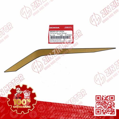 TEM LƯỜN GIỮA WINNER X V4 2024 TRÁI 86648K2PVF0ZA XE ĐEN NHÁM PHIÊN BẢN ĐẶC BIỆT