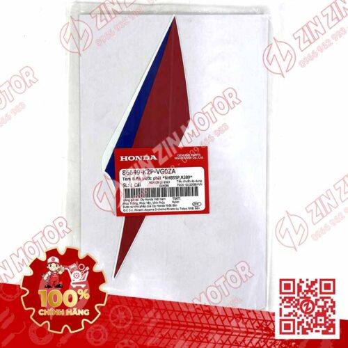 Alternative view of TEM MẶT NẠ TRƯỚC WINNER X V4 2024 MIẾNG DƯỚI PHẢI 86649K2PVG0ZA XE ĐỎ HRC PHIÊN BẢN THỂ THAO