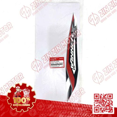 Alternative view of TEM ỐP SƯỜN, BỤNG SAU WINNER X V4 2024 TRÁI 86652K2PVE0ZA XE TRẮNG ĐEN PHIÊN BẢN TIÊU CHUẨN