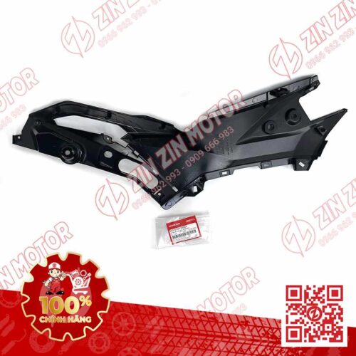 Alternative view of ỐP HÔNG WINNER X V4 2024, LƯỜN GIỮA WINNER X 2024, ỐP ỐNG YẾM WINNER V4 ĐEN TEM TRẮNG PHẢI 64325K2PVE0ZA CHÍNH HÃNG