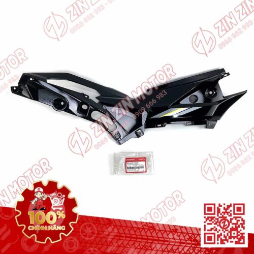 ỐP HÔNG WINNER X V4 2024, LƯỜN GIỮA WINNER X 2024, ỐP ỐNG YẾM WINNER V4 ĐEN TEM BẠC TRÁI 64326K2PVE0ZB CHÍNH HÃNG