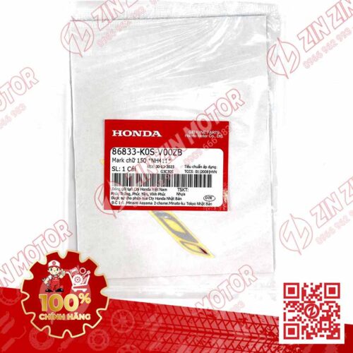 Alternative view of Tem Chữ 150i Dán Ốp Sườn Bụng Sau Xe SH 150i 2020 2021 2022 Màu Trắng Chính Hãng