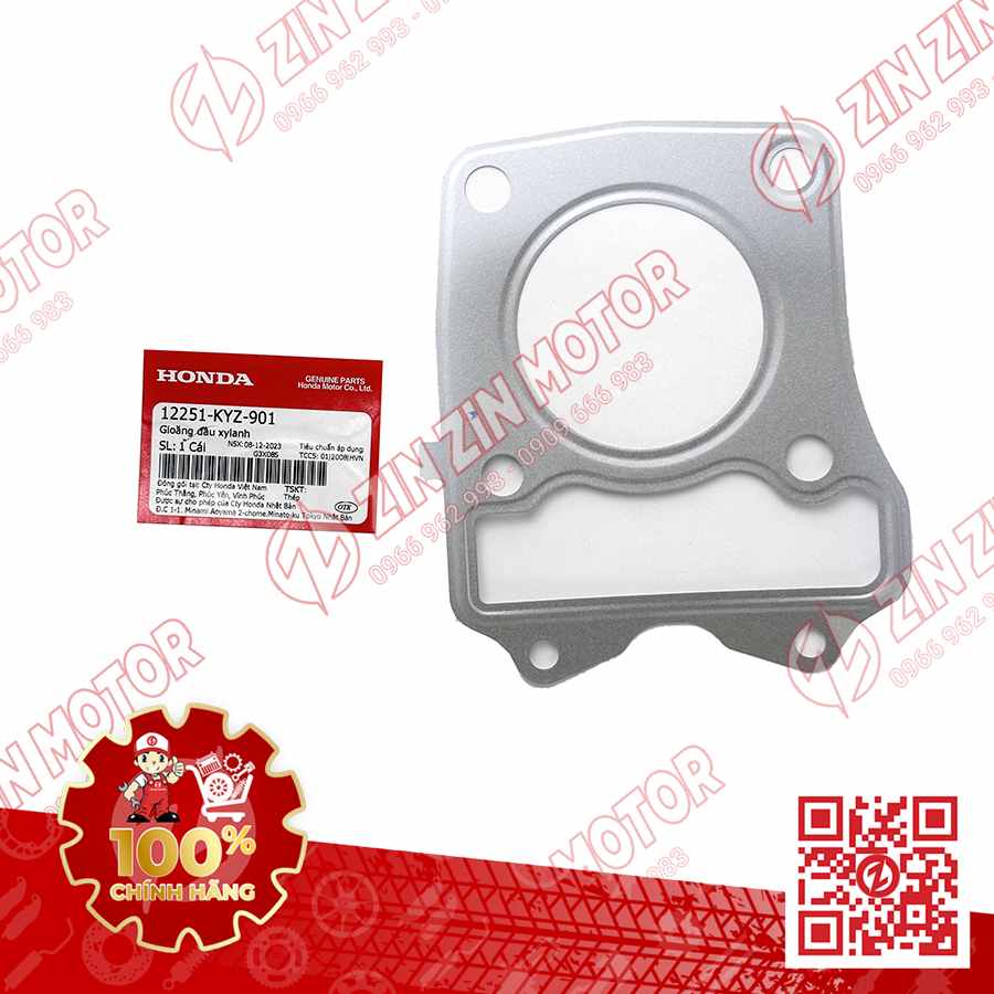 GIOĂNG ĐẦU XI LANH FUTURE 125 MẬP, FUTURE FI 125, FUTURE BXC 125 2014 2015 2016 2017 CHÍNH HÃNG