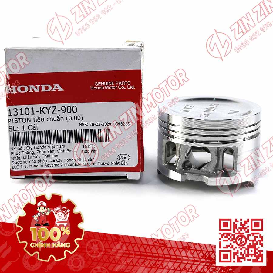 PISTON TIÊU CHUẨN FUTURE 125 MẬP, FUTURE FI 125, FUTURE BXC 125 2014 2015 2016 2017 CHÍNH HÃNG