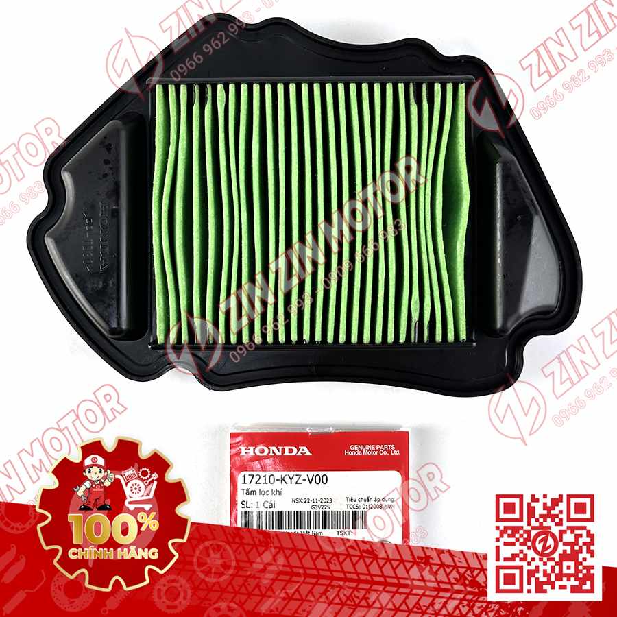 TẤM LỌC KHÍ, LỌC GIÓ FUTURE 125 MẬP, FUTURE FI 125, FUTURE BXC 125 2014 2015 2016 2017 CHÍNH HÃNG