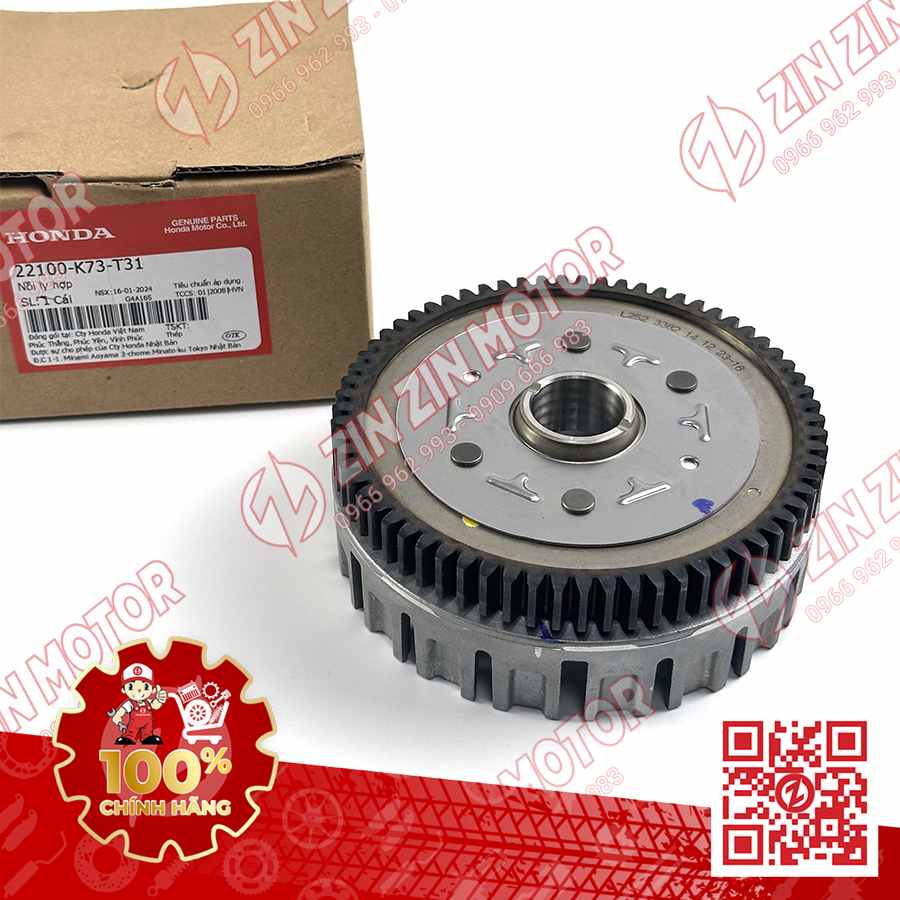 NỒI LY HỢP NGOÀI FUTURE 125 MẬP, FUTURE FI 125, FUTURE BXC 125 2016 2017 CHÍNH HÃNG