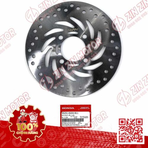 Alternative view of ĐĨA THẮNG TRƯỚC FUTURE 125 MẬP, FUTURE FI 125, FUTURE BXC 125 2014 2015 CHÍNH HÃNG