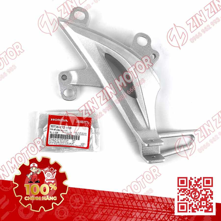 PÁT GÁC CHÂN NHÔM FUTURE 125 MẬP, FUTURE FI 125, FUTURE BXC 125 2014 2015 2016 2017 TRÁI CHÍNH HÃNG