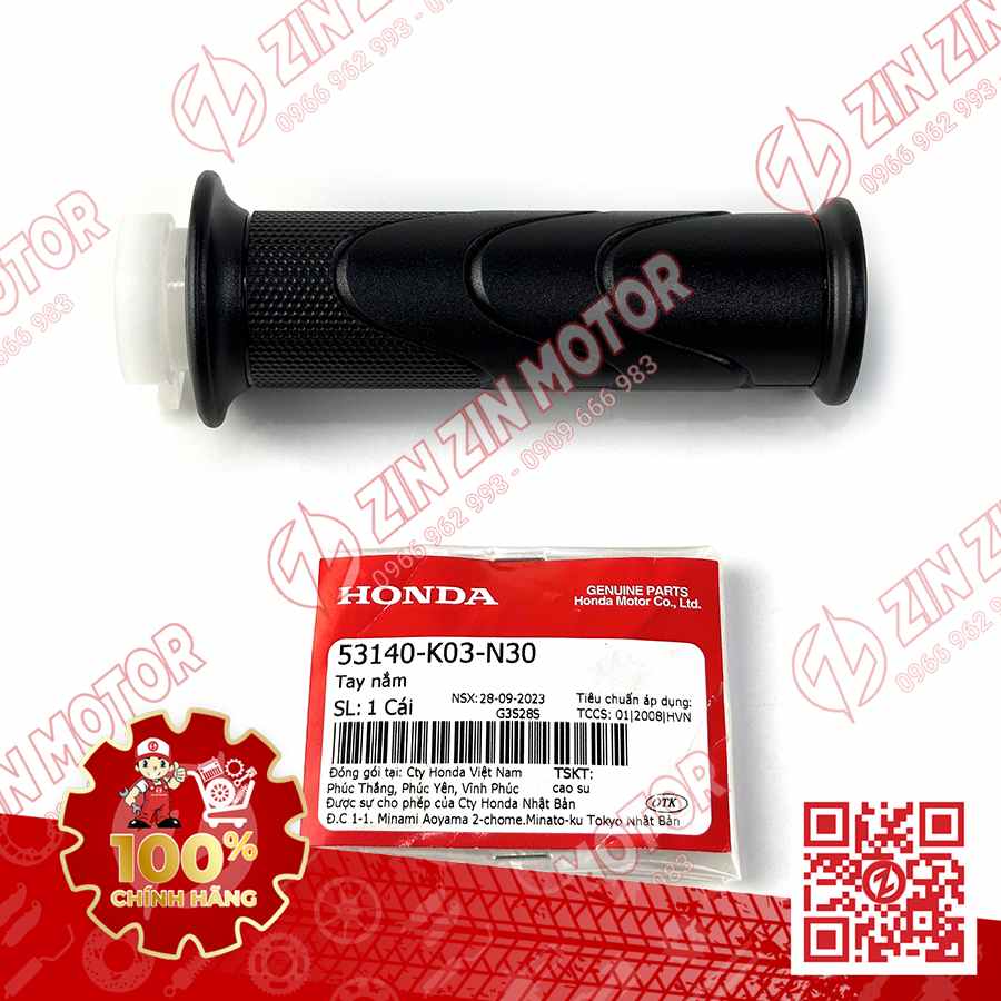 BAO TAY  FUTURE 125 FI LED 2018 - 2024+, WAVE 125I LED 2018 - 2024+ ,  WAVE RSX 2019 2020 2021 2022 2023 BÊN PHẢI 53140K03N30 CHÍNH HÃNG