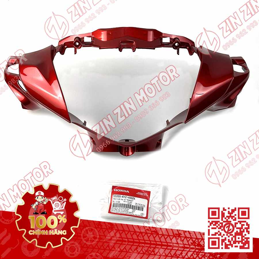 ỐP ĐẦU FUTURE 125 MẬP, FUTURE BXC 2014 2015 ĐEN ĐỎ 53205-KYZ-V00ZK