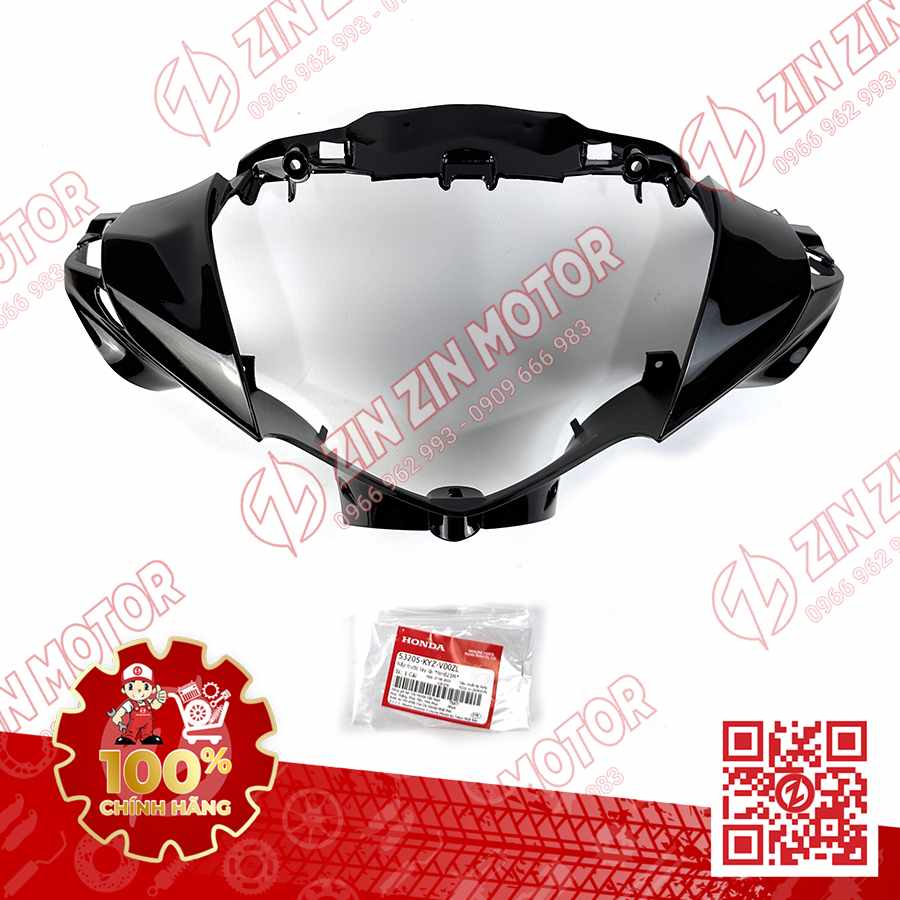 ỐP ĐẦU FUTURE 125 MẬP, FUTURE BXC 2014 2015 ĐEN NHÁM 53205-KYZ-V00ZL