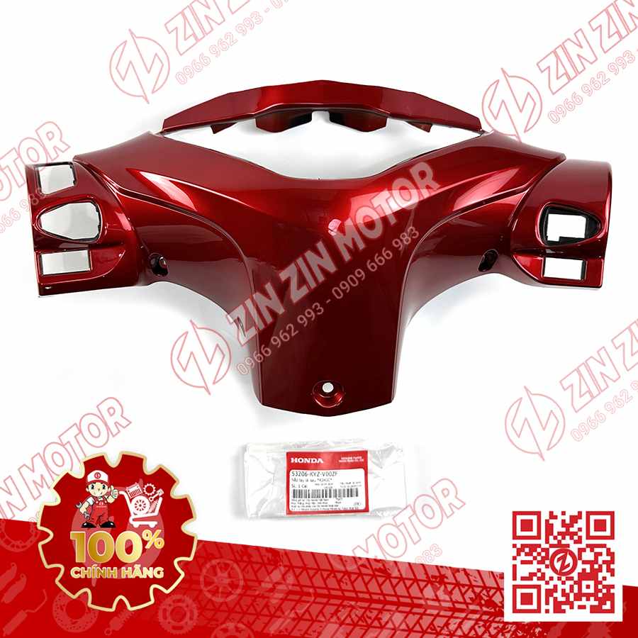 NẮP SAU TAY LÁI, BỢ CỔ SAU FUTURE 125 MẬP, FUTURE 125 FI, FUTURE BXC 2014 2015 2016 2017 ĐỎ 53206-KYZ-V00ZF