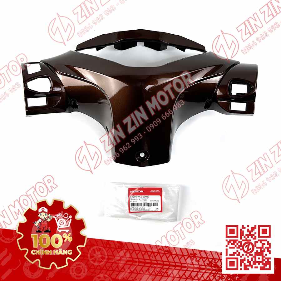 NẮP SAU TAY LÁI, BỢ CỔ SAU FUTURE 125 MẬP, FUTURE 125 FI 2016 2017 VÀNG ĐỒNG 53206-KYZ-V00ZJ